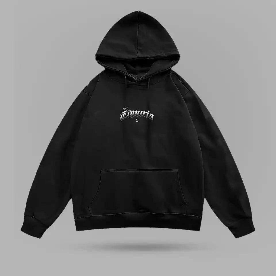 Ilia Topuria Conquer The Belt Oversize Hoodie – arka görünüm 2