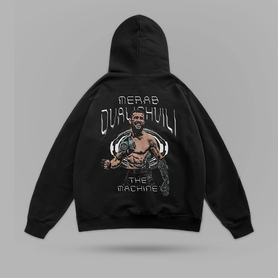 Merab Dvalishvili The Machine Oversize Hoodie