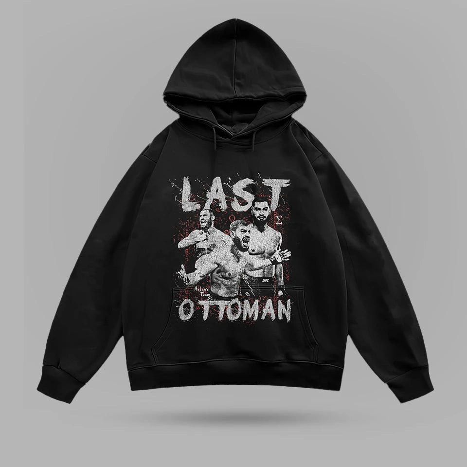 Ibo Aslan Coming For All Oversize Hoodie – arka görünüm