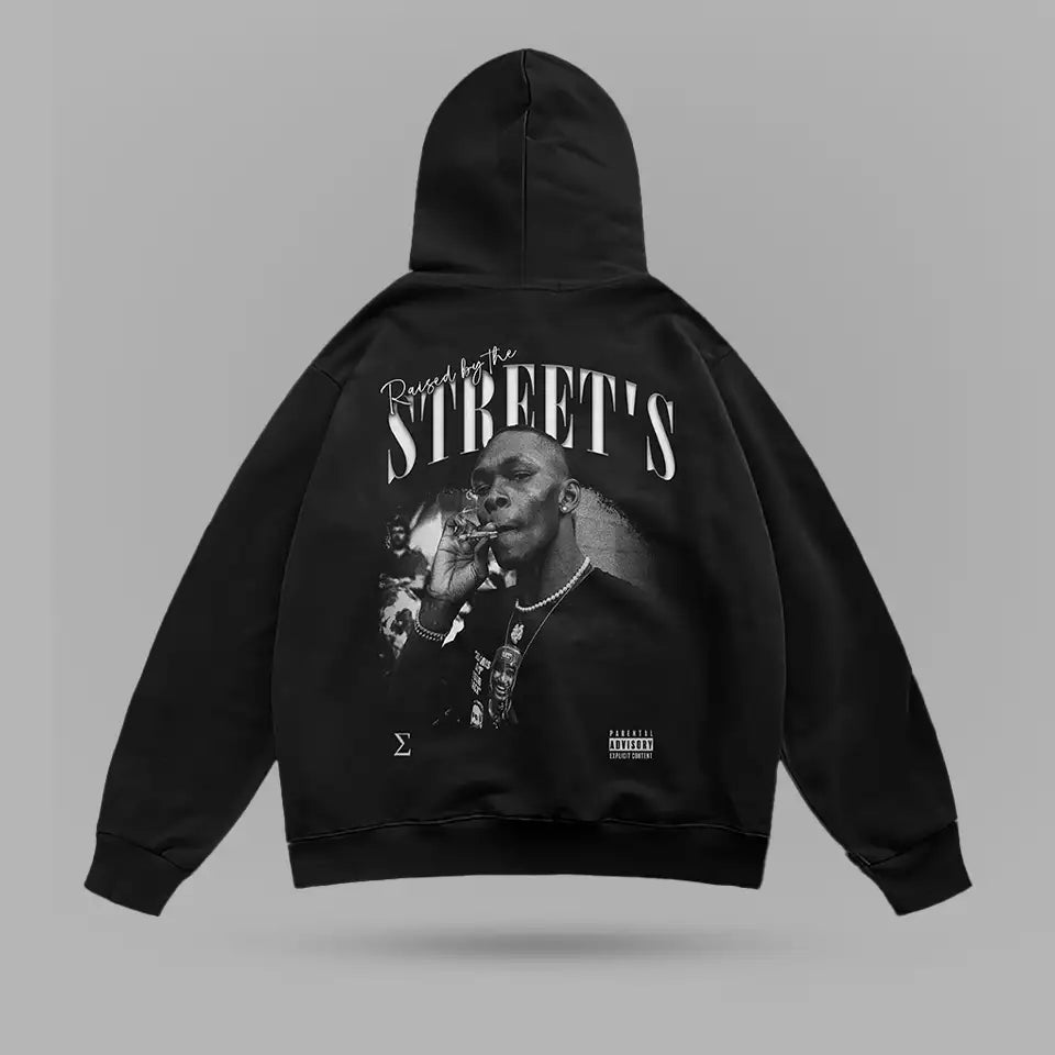 Raised By Streets Izzy Oversize Hoodie – ön görünüm