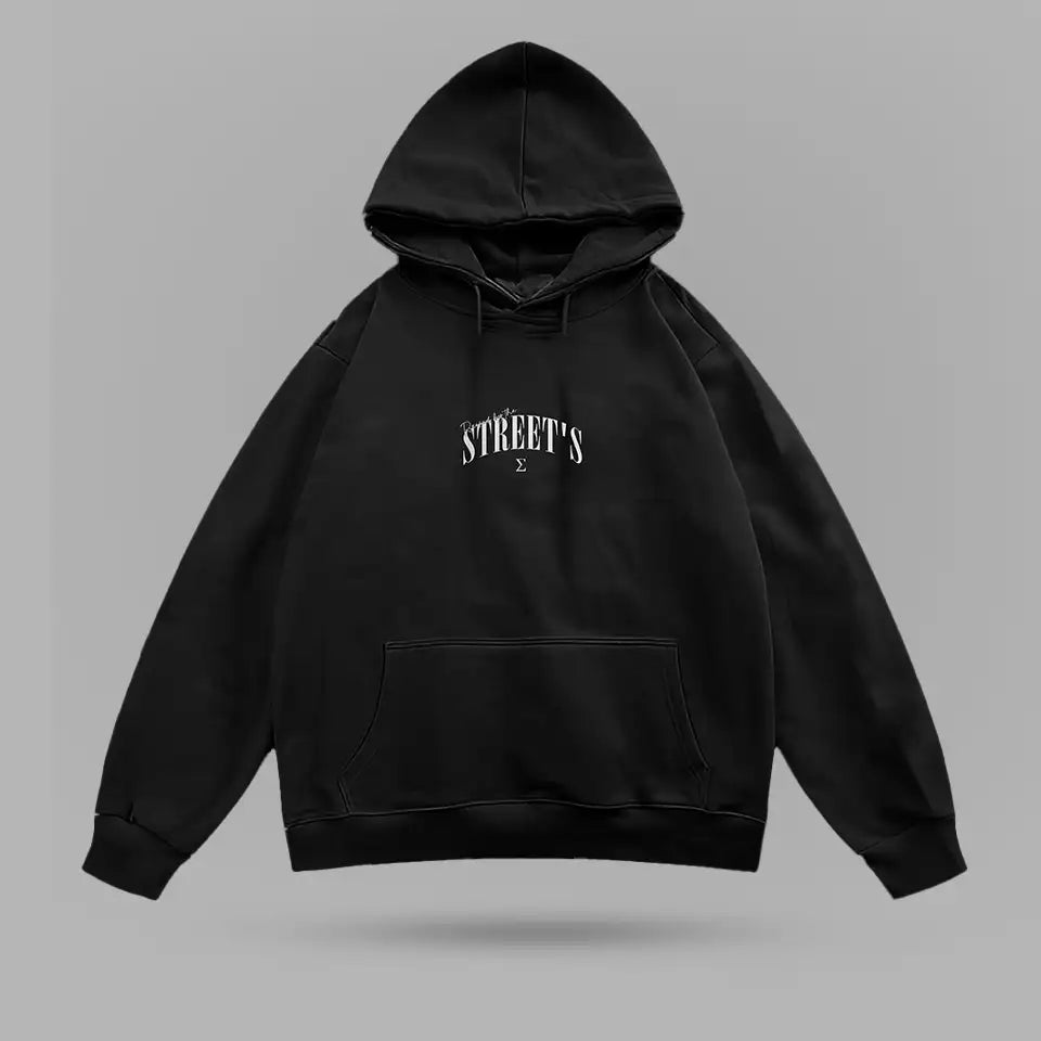 Raised By Streets Khamzat Chimaev Oversize Hoodie – arka görünüm 2