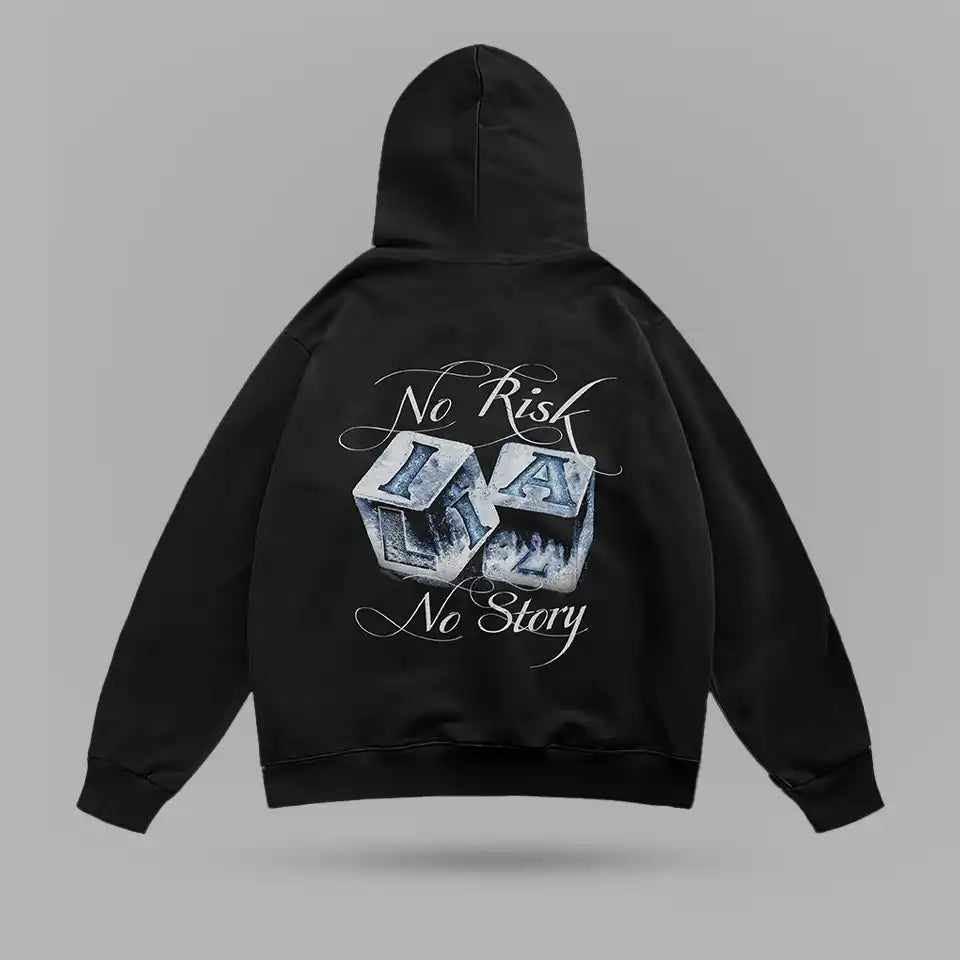 Ilia Topuria Ice Cubes Oversize Hoodie – ön görünüm