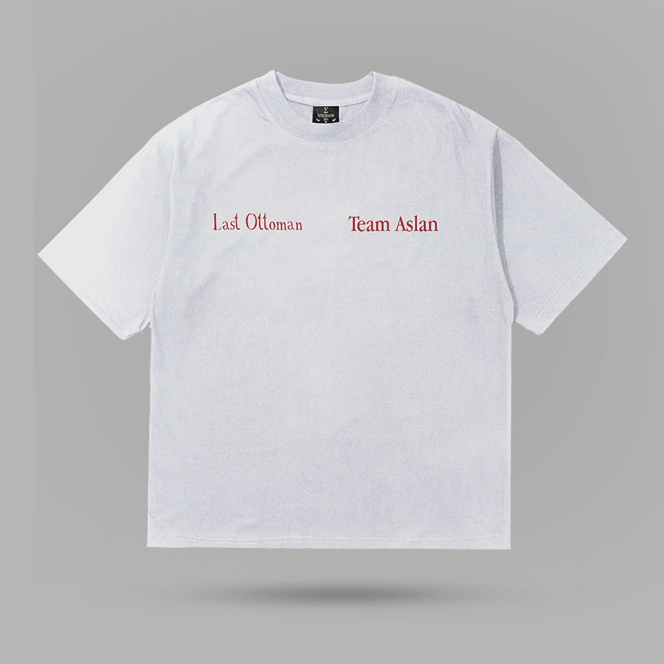 Ibo Aslan Team Aslan Beyaz Tshirt – arka görünüm 2