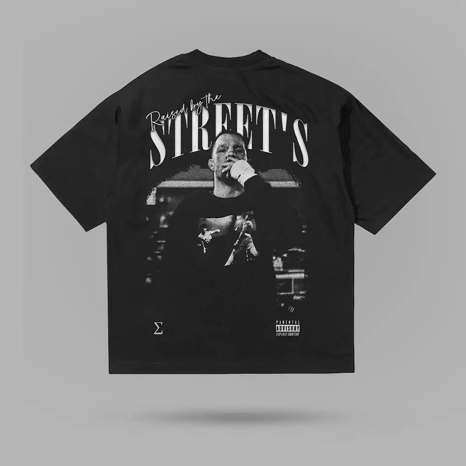Raised By Streets Nate Diaz Tişört – arka görünüm
