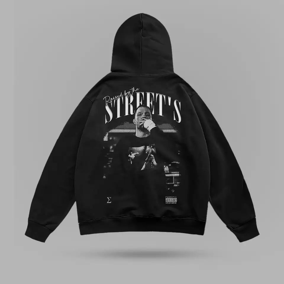 Raised By Streets Nate Diaz Oversize Hoodie – arka görünüm