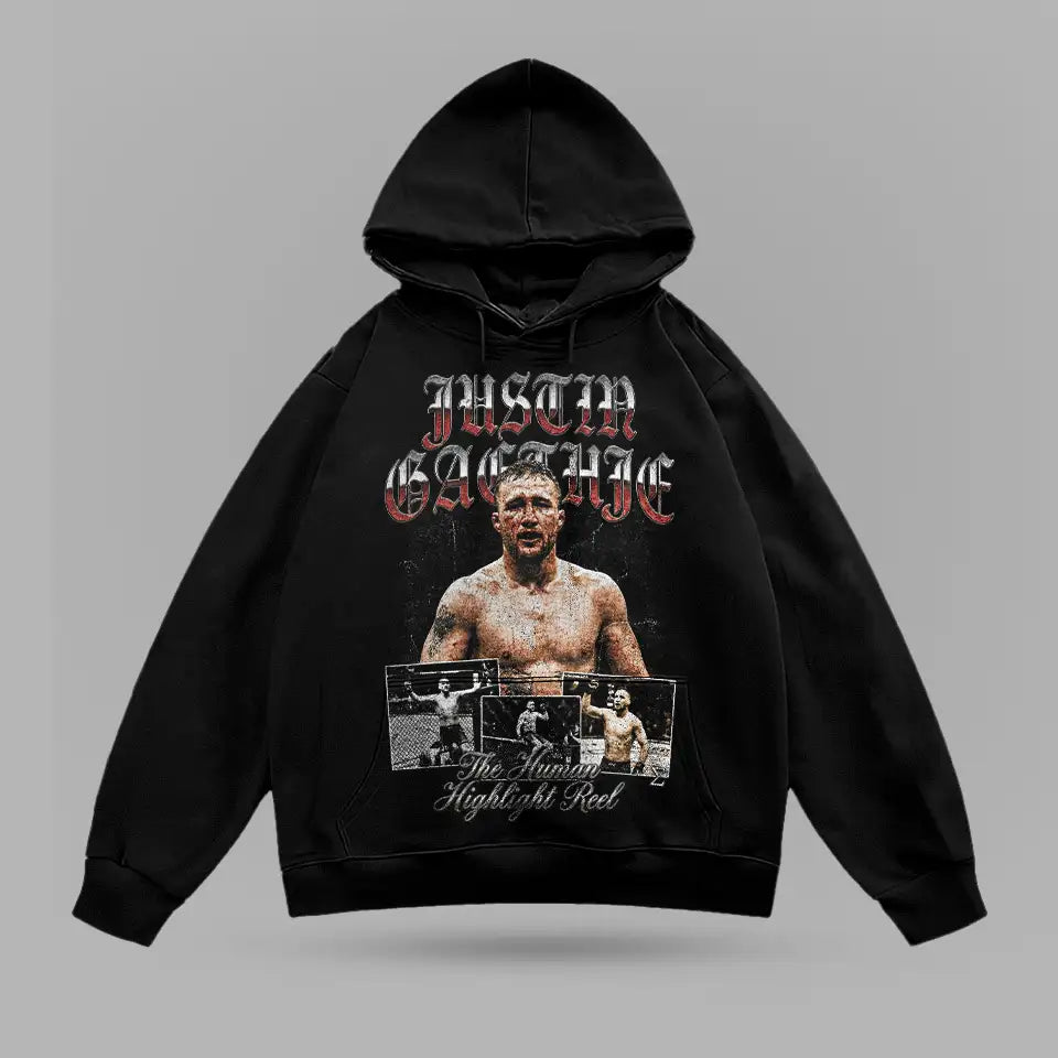 Justin Gaethje The Human Highlight Hoodie