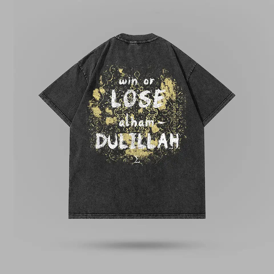 Islam Makhachev Alhamdulillah Washed Oversize Tshirt