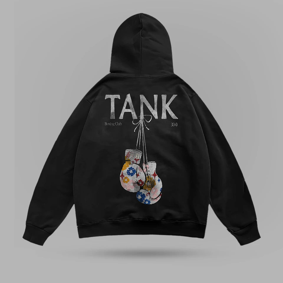 Gervonta Davis TANK Boxing Club Oversize Hoodie – arka görünüm