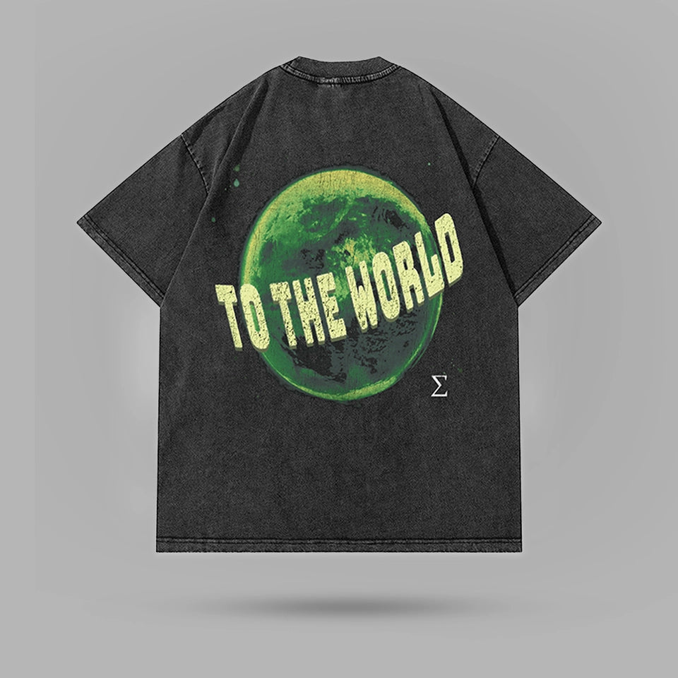 Charles Oliveira From Favela To The World Washed Oversize Tshirt