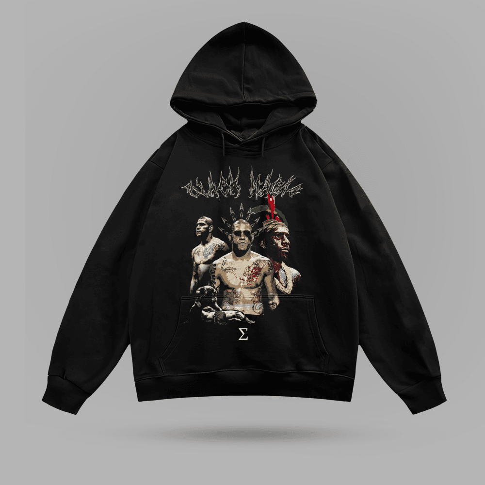 Alex Pereira Black Magic Oversize Hoodie