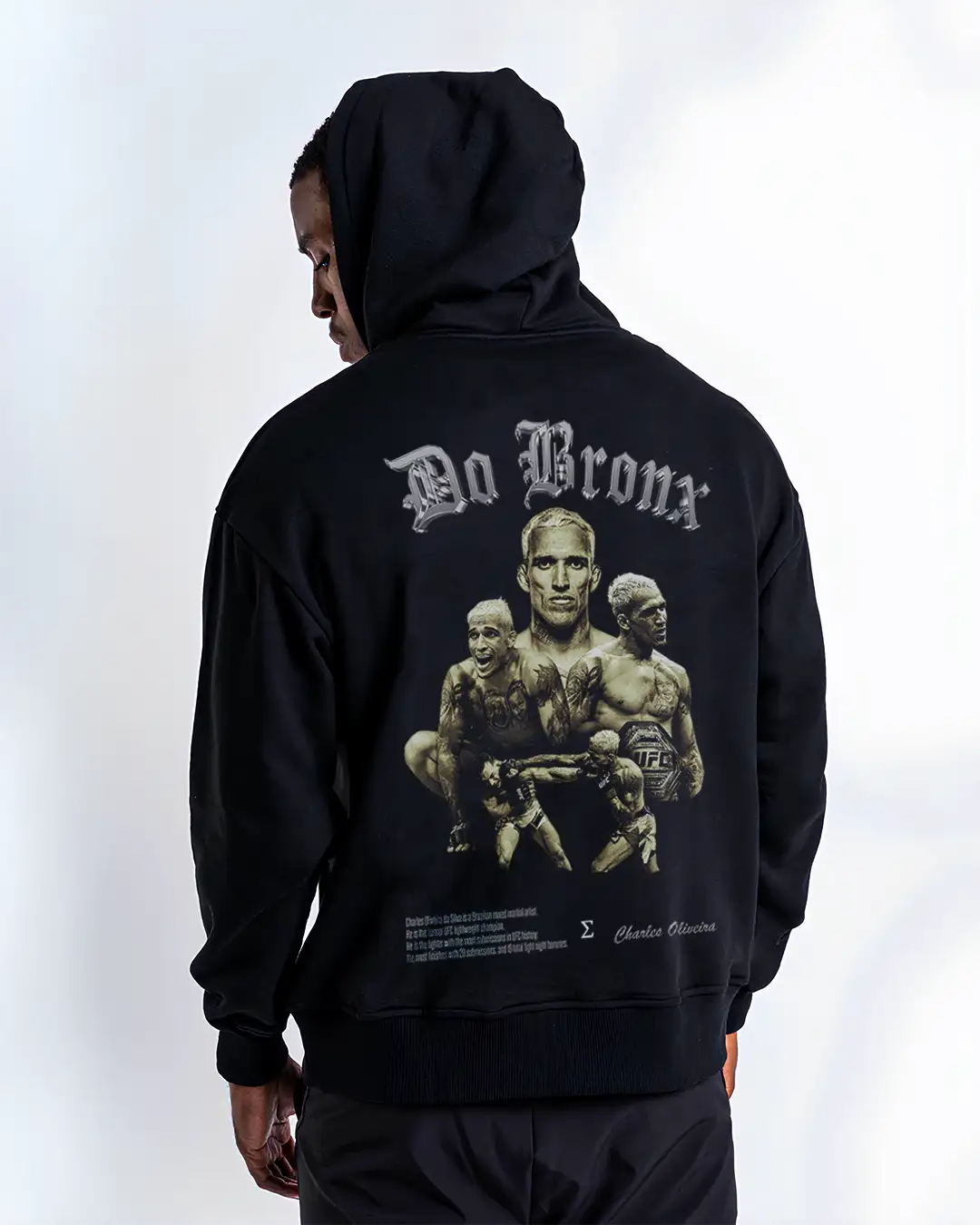 Charles Oliveira Do Bronx Street OVERSİZE Hoodie