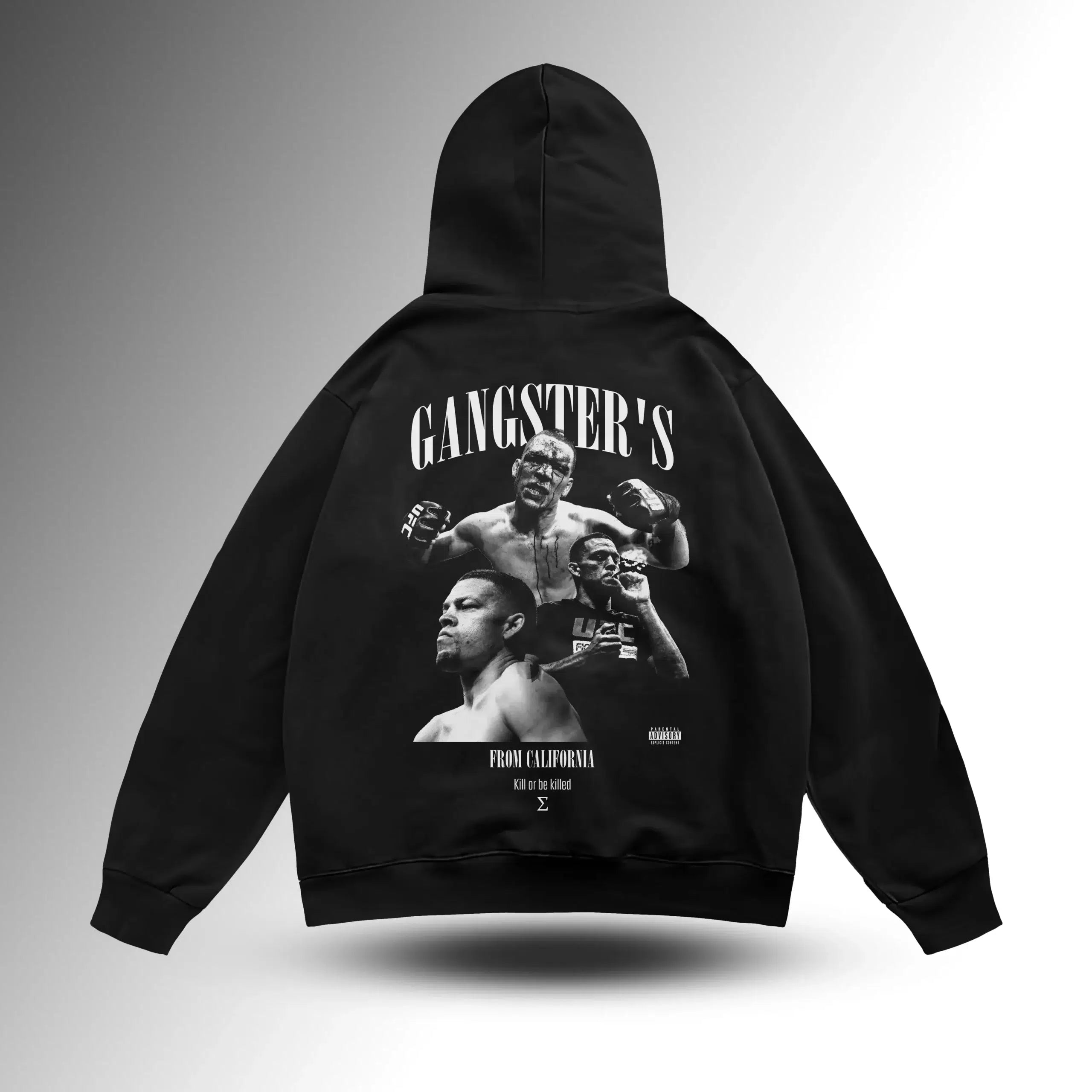 GANGSTERS Nate Diaz Oversize Hoodie