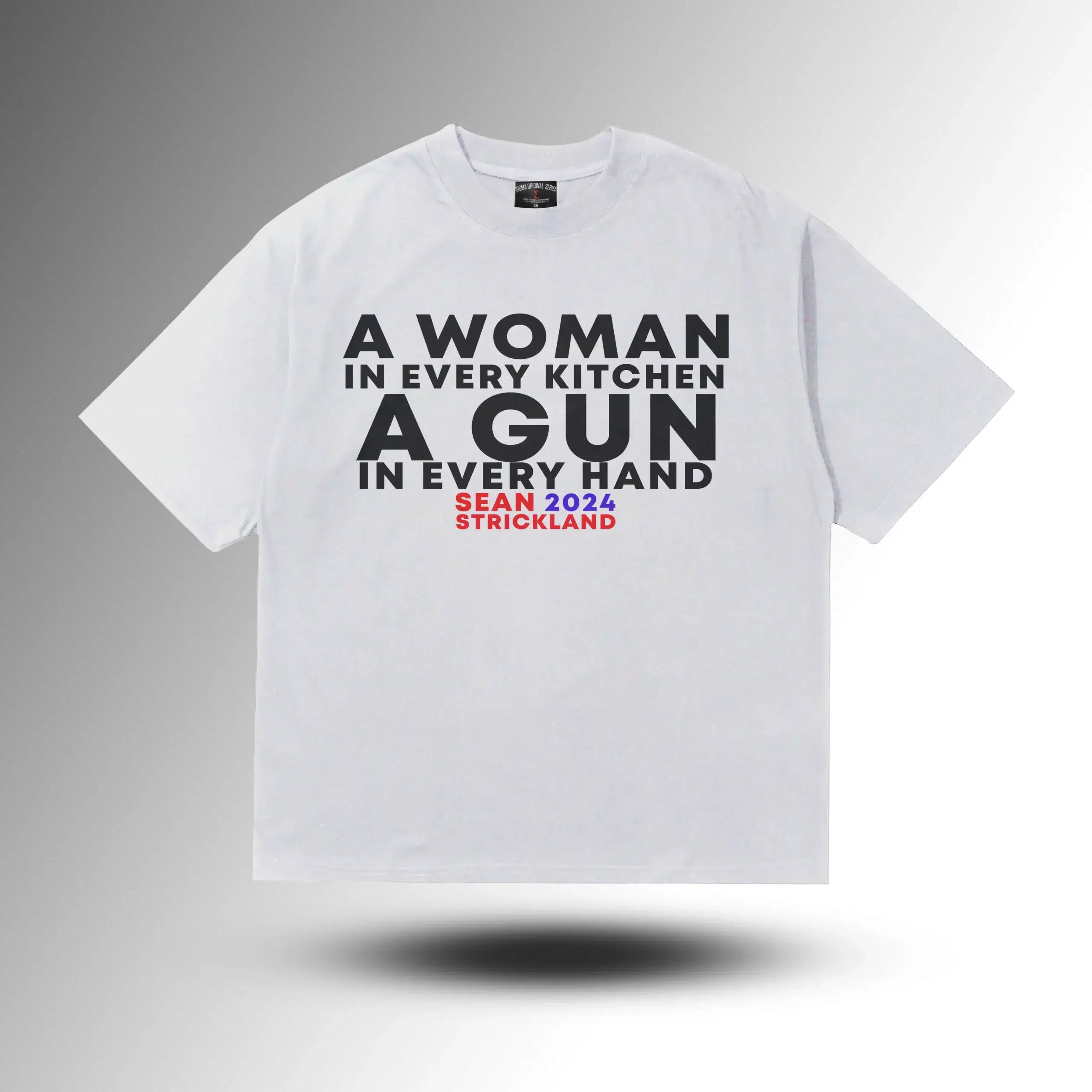 Sean Strickland A Woman In Every Kitchen A Gun In Every Hand Oversize T-shirt