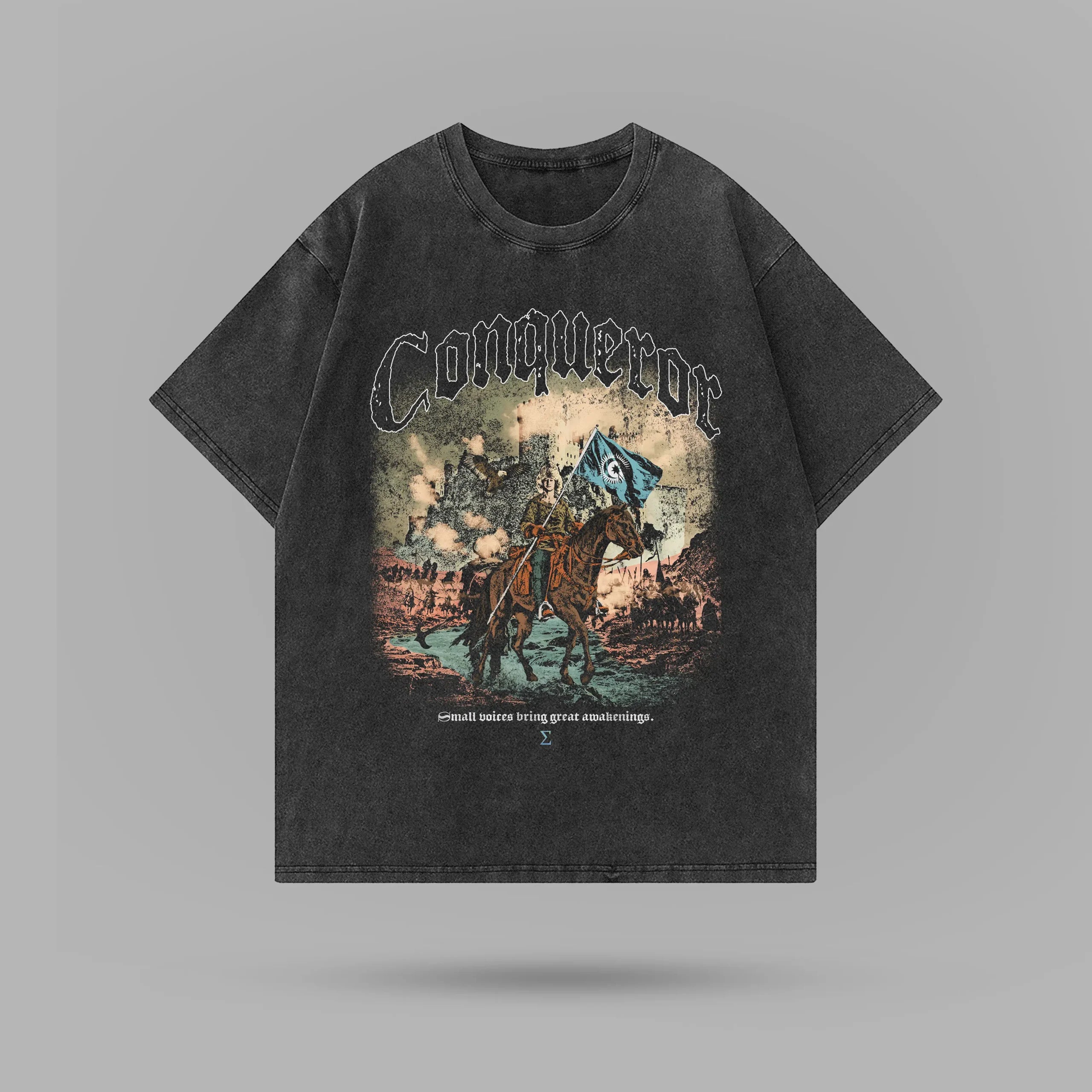 Shavkat Rakhmanov Conqueror Washed Oversize Tshirt