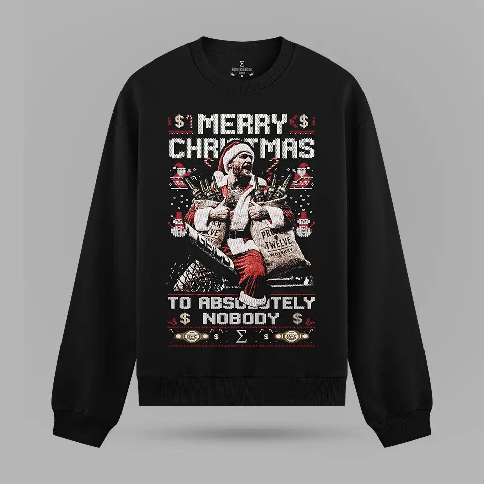 Conor Mcgregor Merry Christmas Oversize Sweatshirt