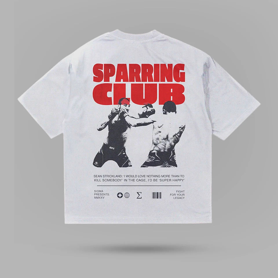 Sean Strickland Sparring Club Tshirt – arka görünüm