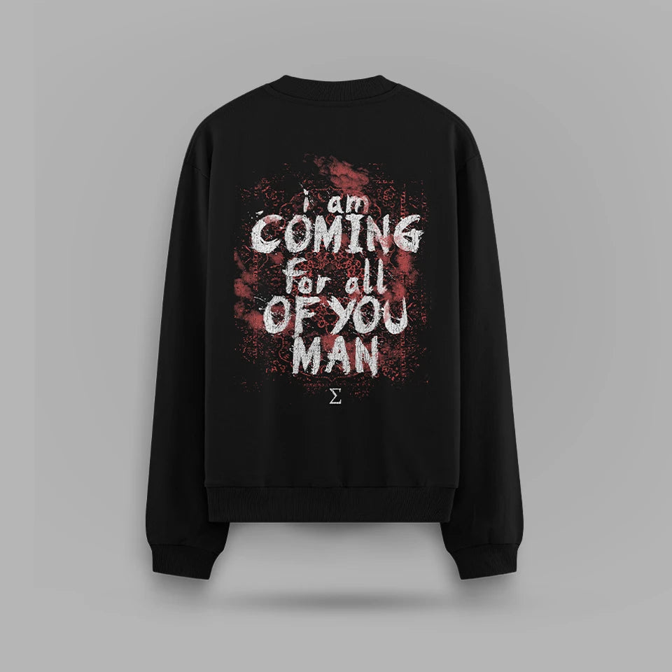 Ibo Aslan Coming For All Oversize Sweatshirt