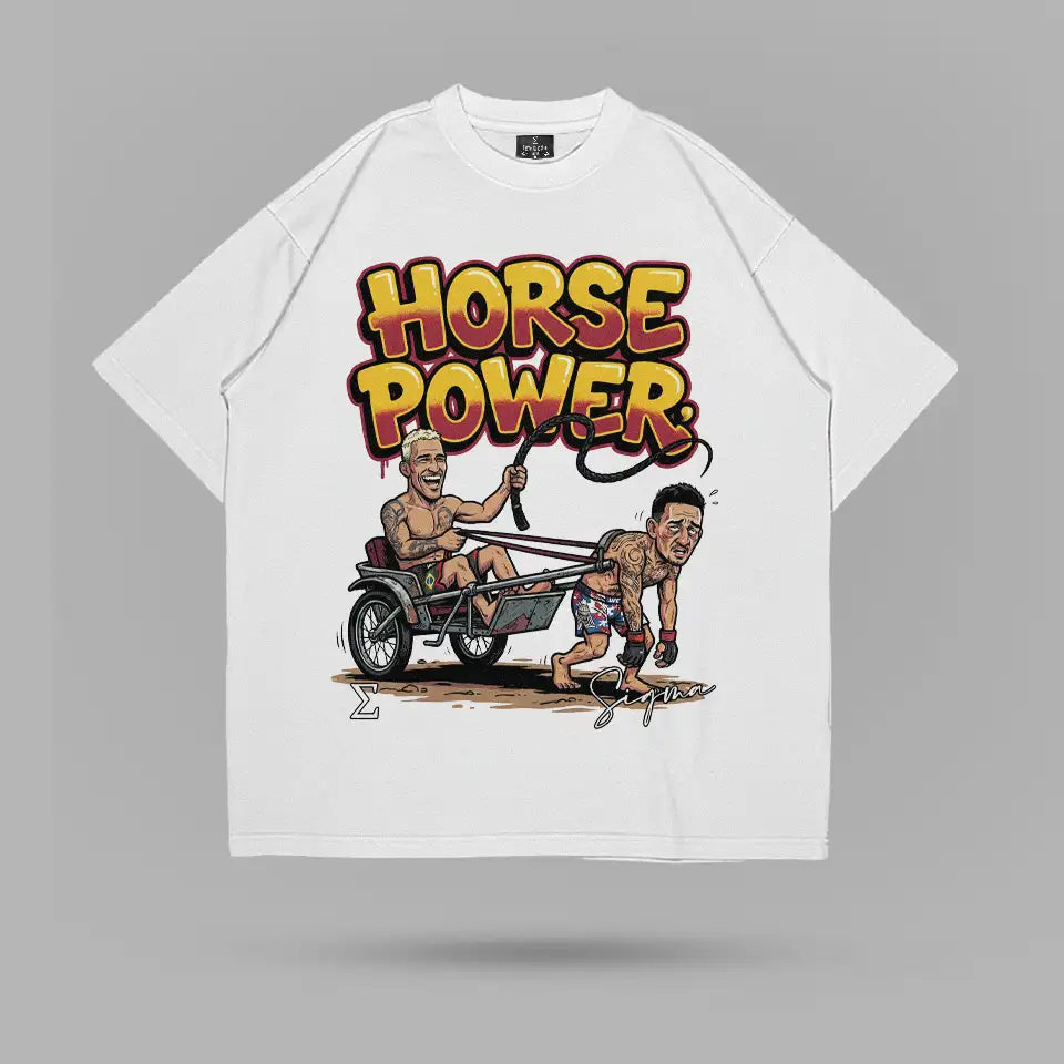 Charles Do Bronx Oliveira Horse Power Chariot T-shirt