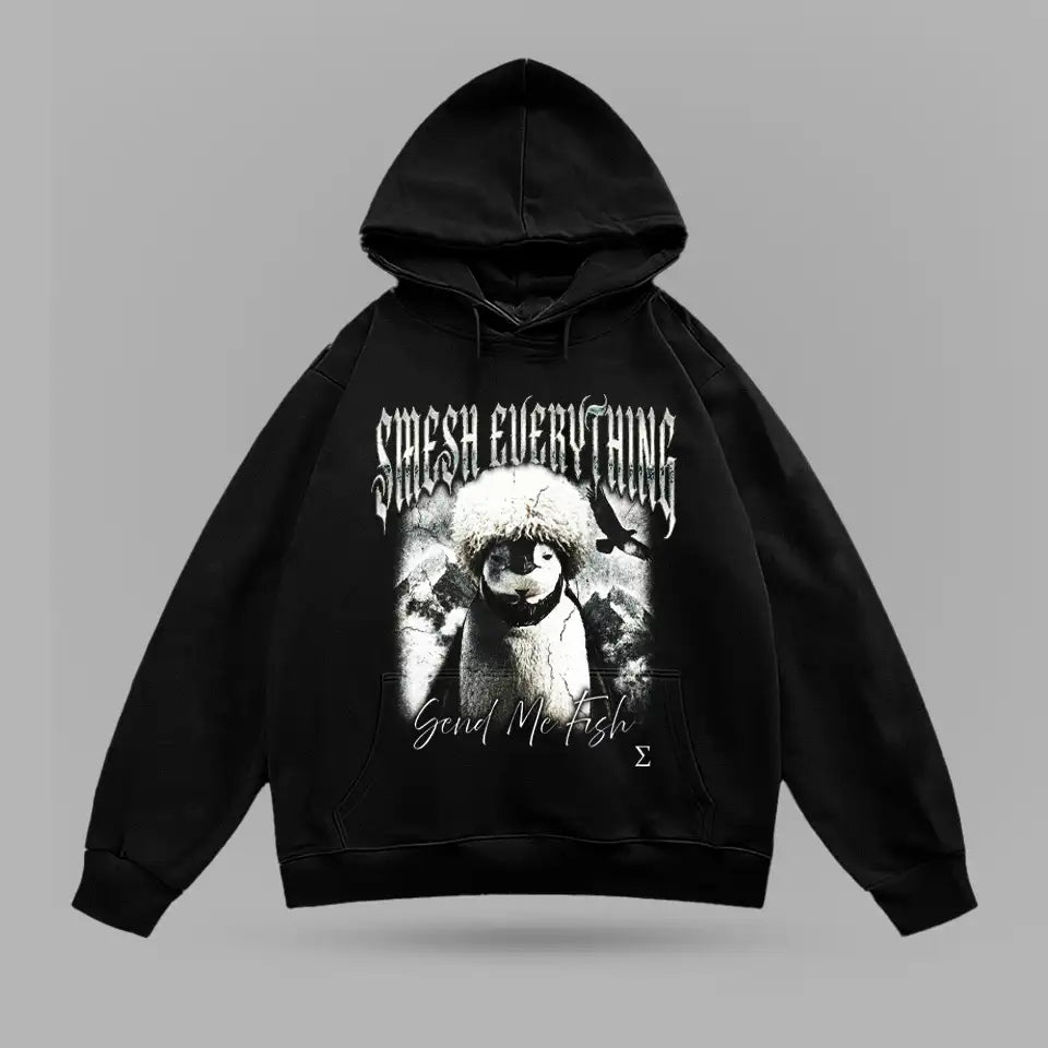Nihilist Penguin Smesh Everything Oversize Hoodie