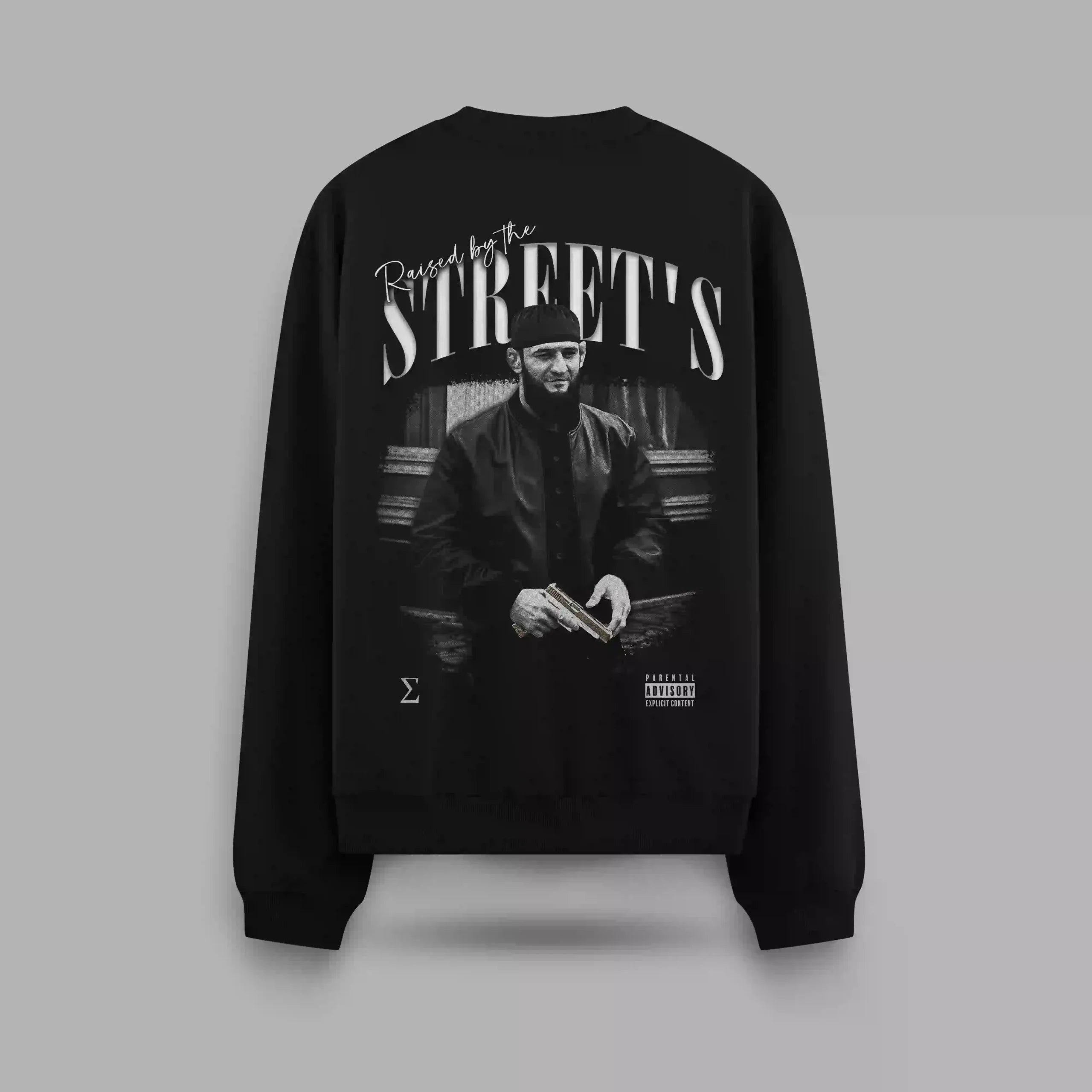 Raised By Streets Khamzat Chimaev Oversize Sweatshirt