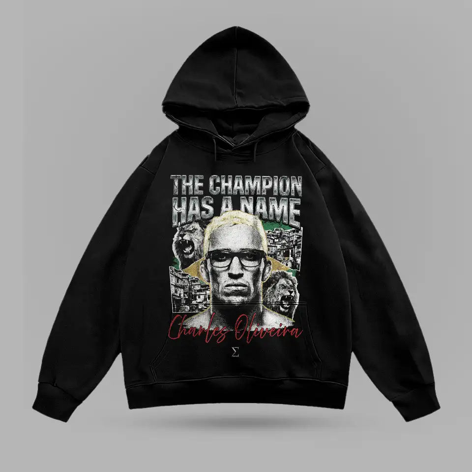 Charles Oliveira King Of The Favela Hoodie