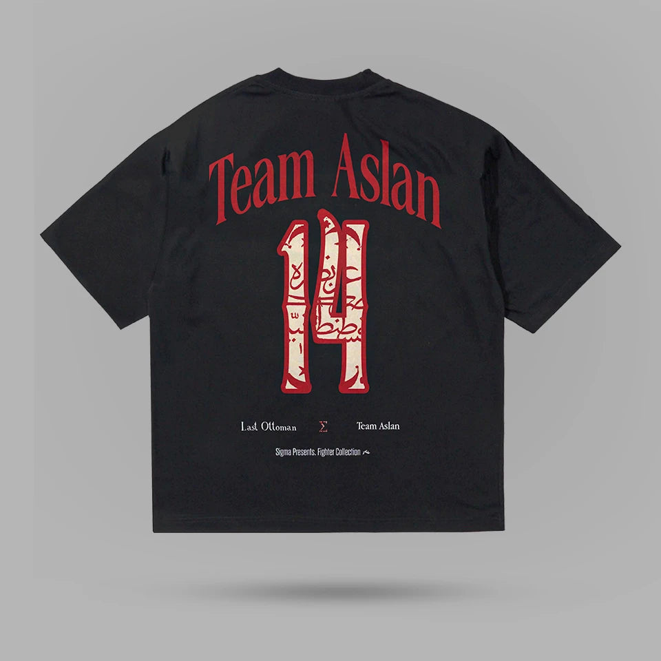 Ibo Aslan Team Aslan Oversize Tshirt – arka görünüm