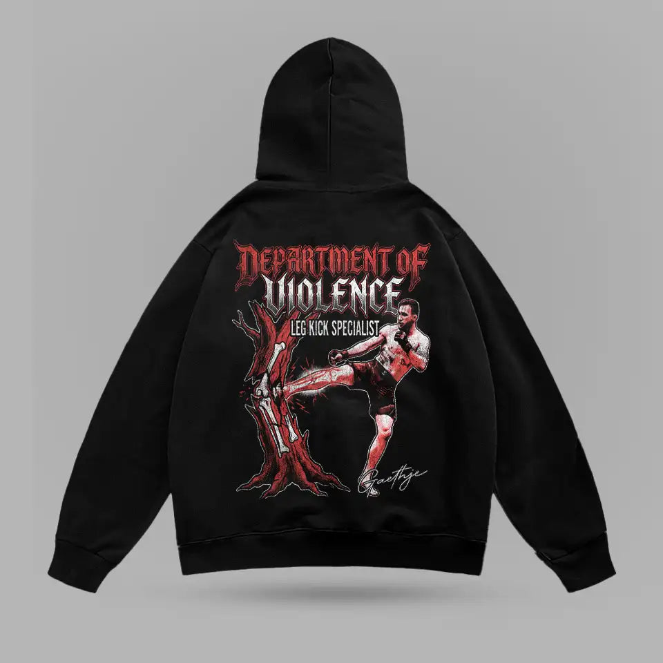 Justin Gaethje Leg Kick Specialist Hoodie