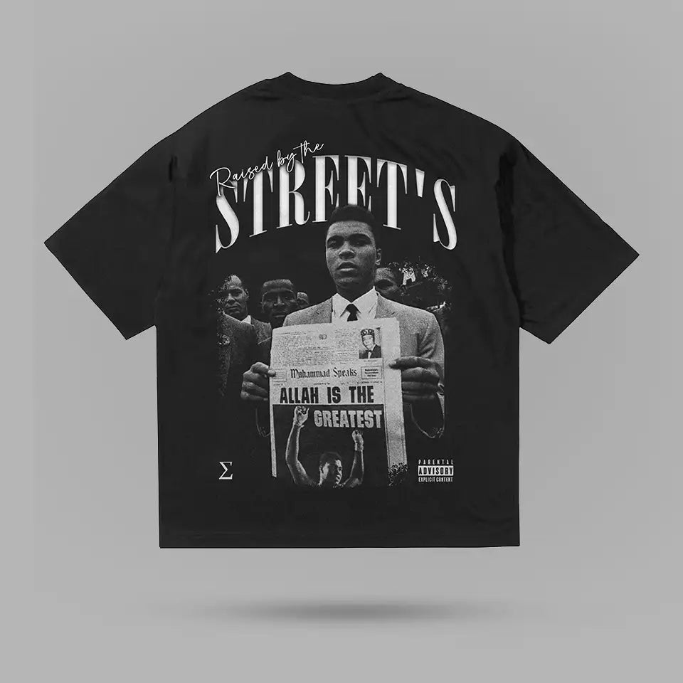 Raised By Streets Muhammad Ali Tshirt