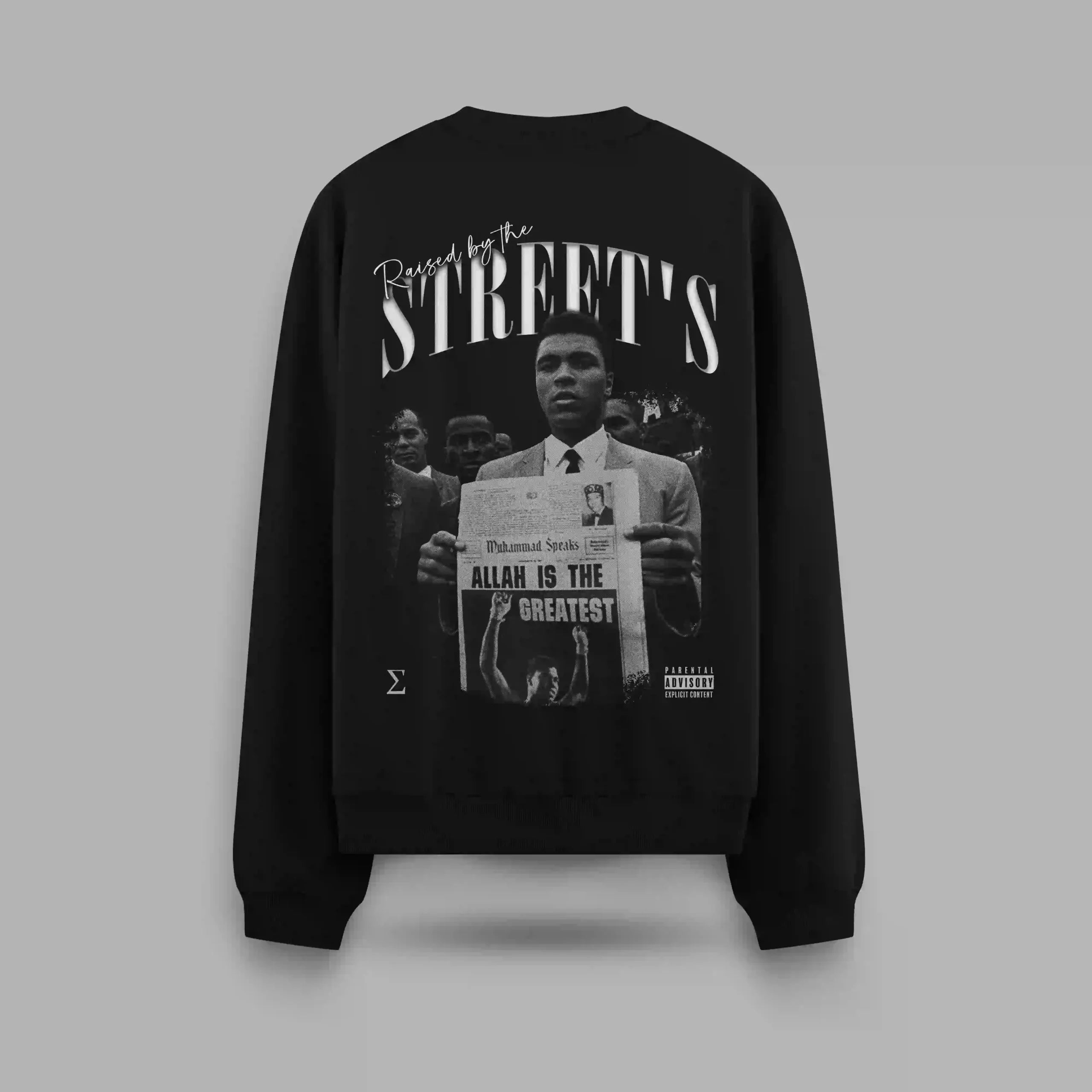 Raised By Streets Muhammad Ali Oversize Sweatshirt
