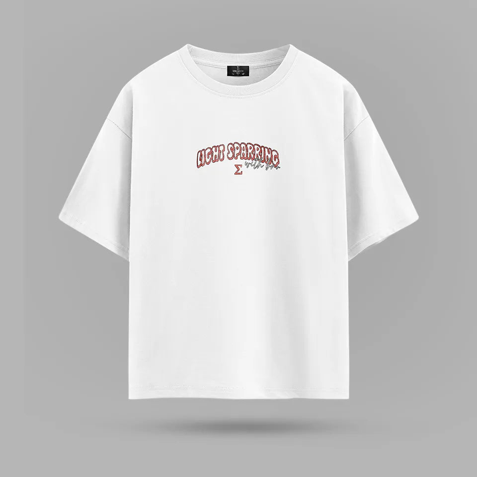 Light Sparring With Bro Tshirt – ön görünüm 3
