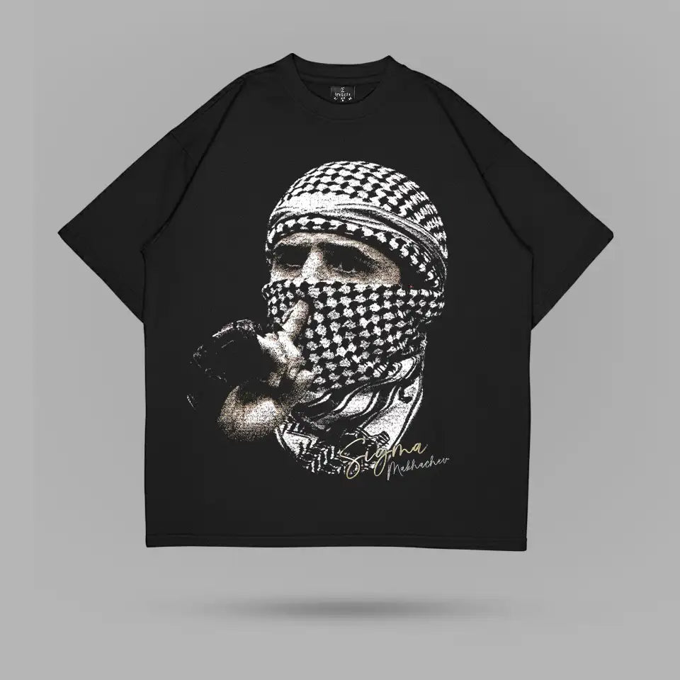 Islam Makhachev Head Mask Tshirt – ön görünüm
