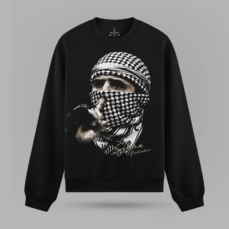 Islam Makhachev Head Mask Oversize Sweatshirt