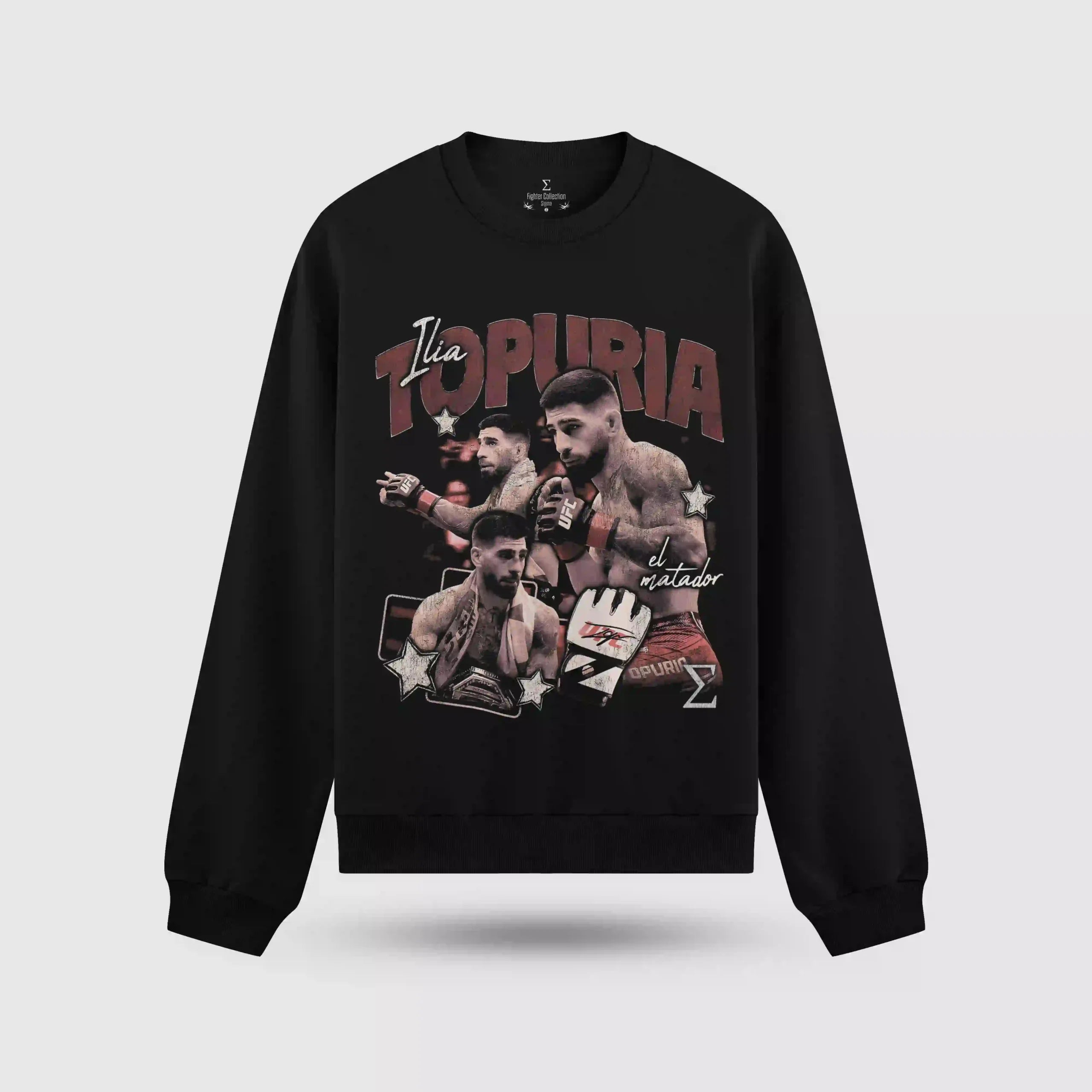 Ilia Topuria Star Bootleg Oversize Sweatshirt