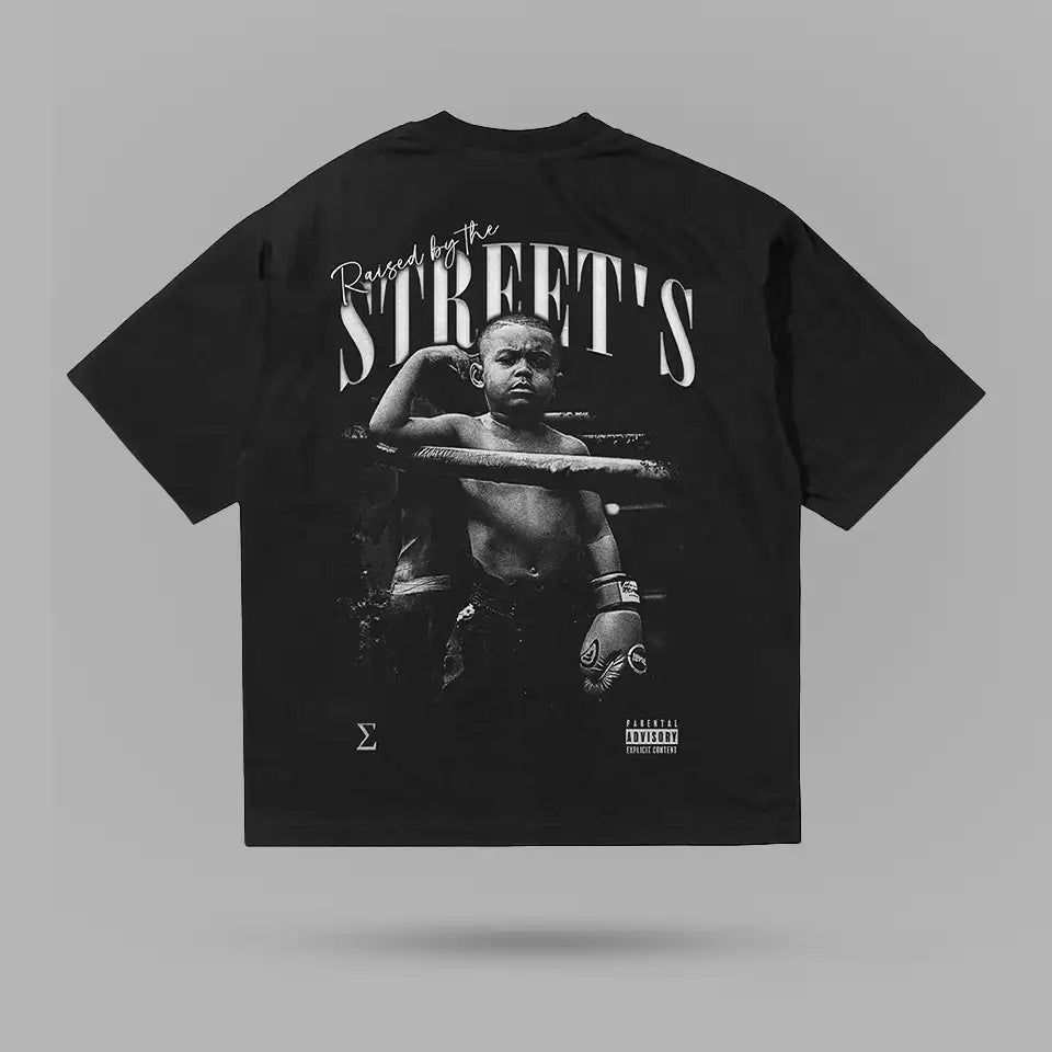 Raised By Streets Boxer Kid Tshirt