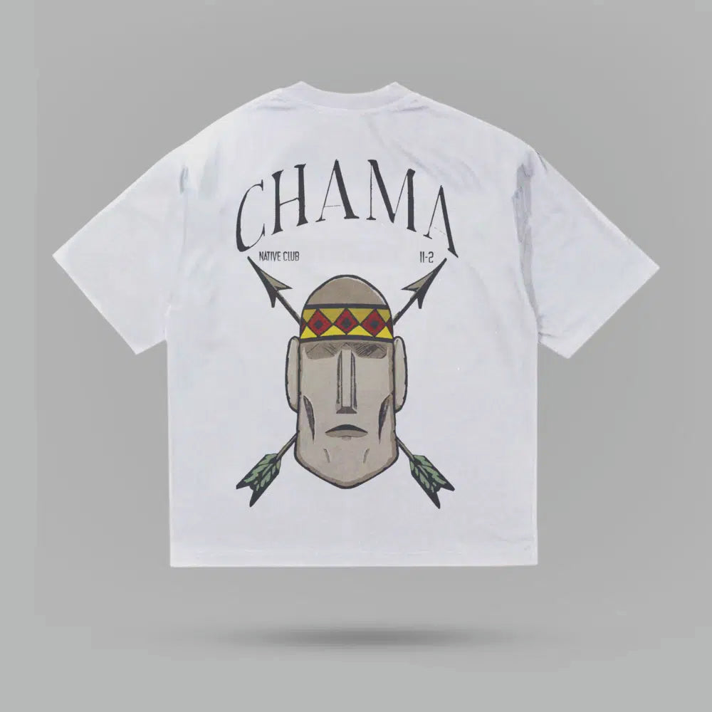 Alex Pereira CHAMA Native Club Beyaz Oversize Tshirt