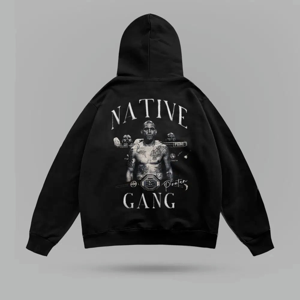Alex Pereira Native Gang Oversize Hoodie