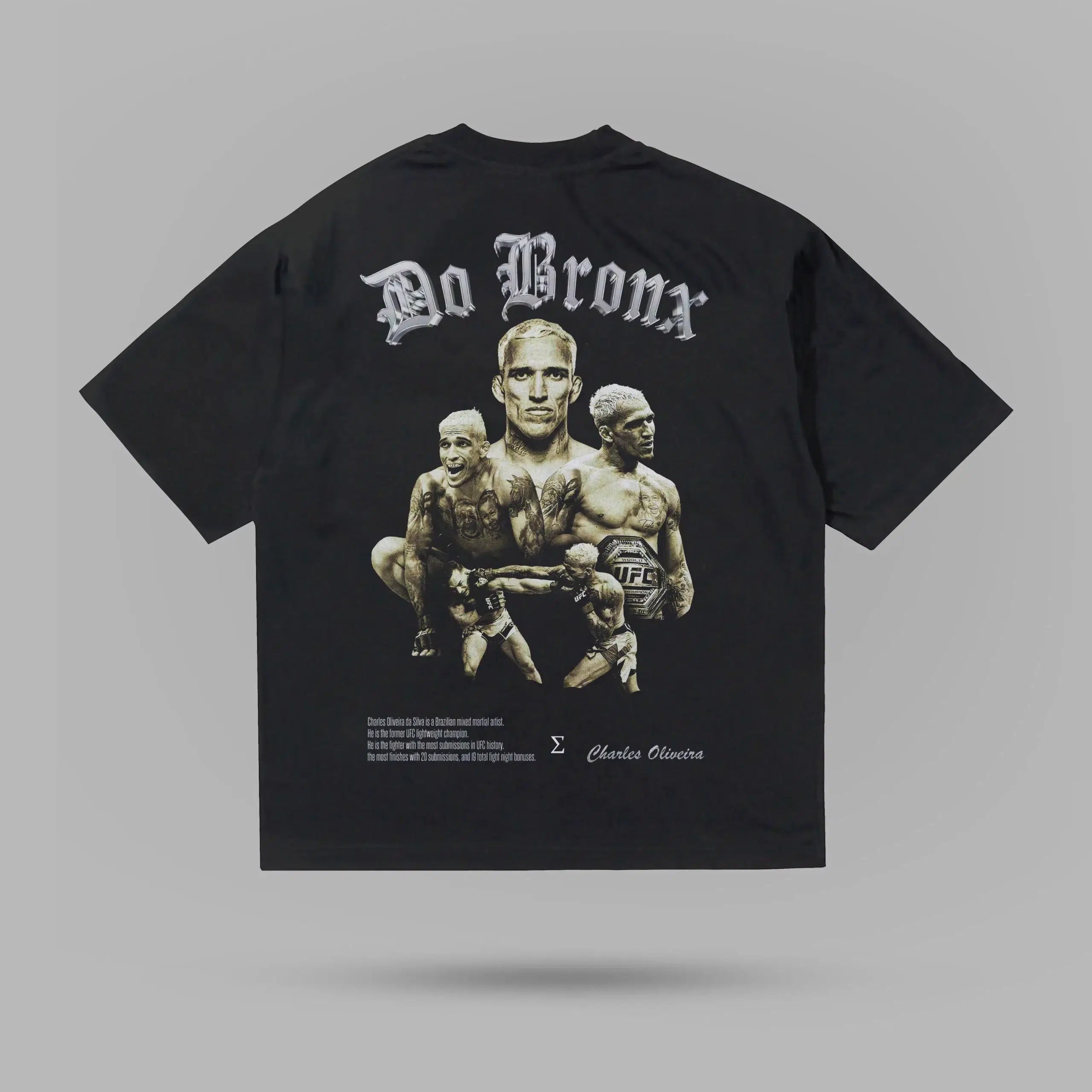 Charles Oliveira Do Bronx Street OVERSİZE T-SHİRT