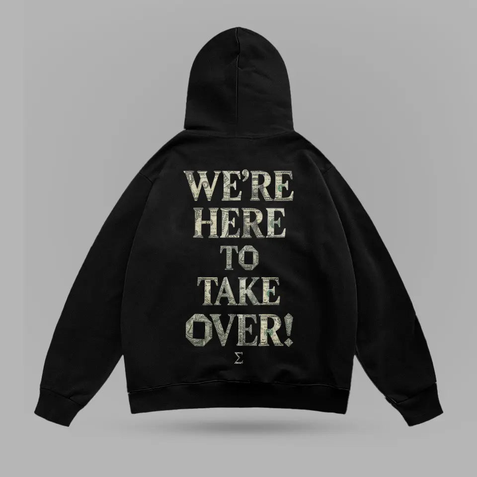 Conor Mcgregor We're Here To Take Over Oversize Hoodie