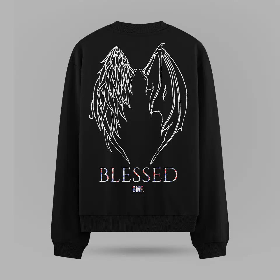 Max Holloway Blessed Wings Oversize Sweatshirt