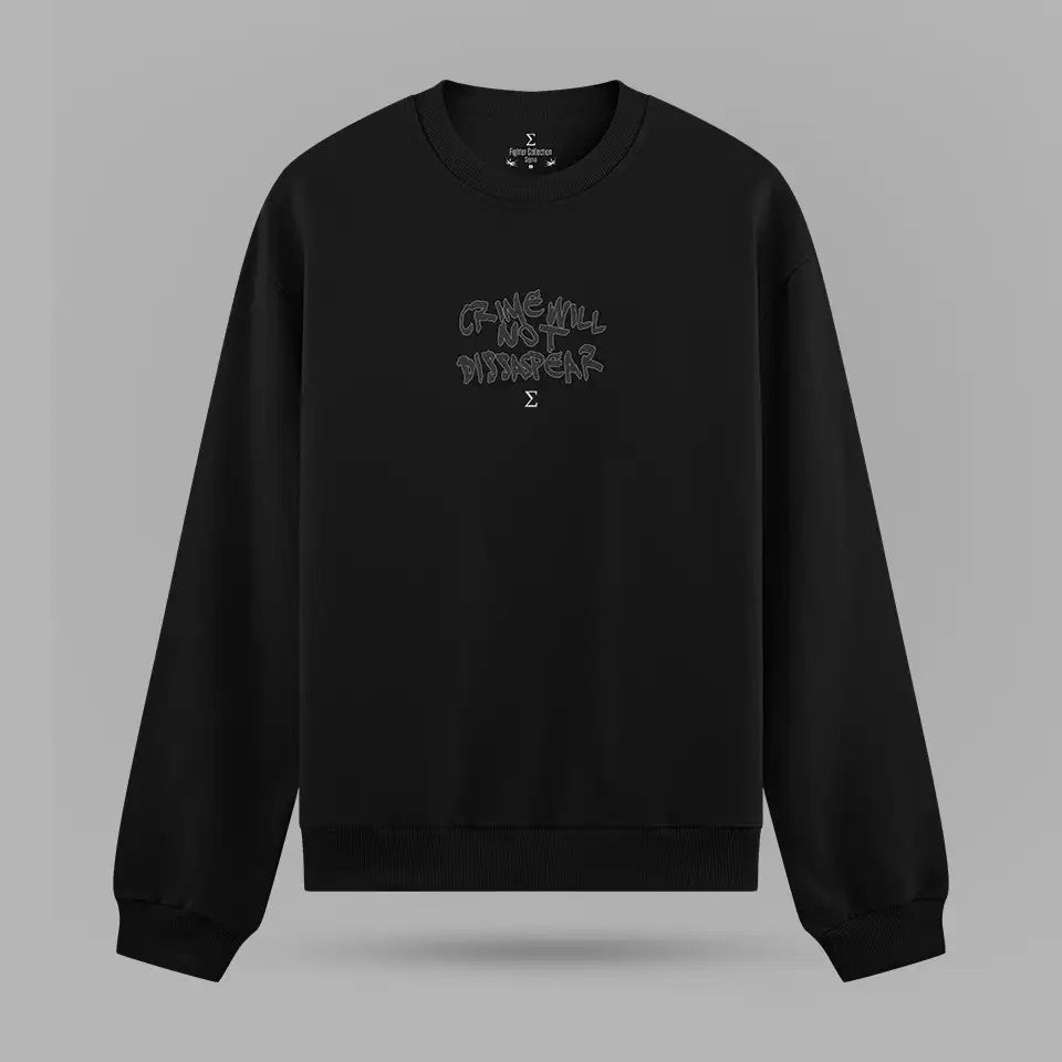 Gervonta Davis Crime Will Not Dissapear Oversize Sweatshirt