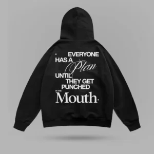 Mike Tyson Everyone Has A Plan Oversize Hoodie