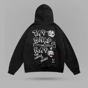 Tap Or Nap Oversize Hoodie