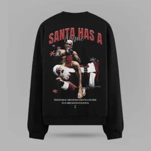 Charles Oliveira Armbar To Santa Oversize Sweatshirt
