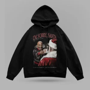 Mike Tyson Its Your Ear Santa Oversize Hoodie