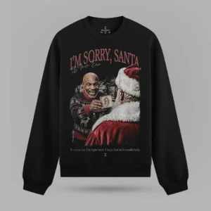 Mike Tyson Its Your Ear Santa Oversize Sweatshirt